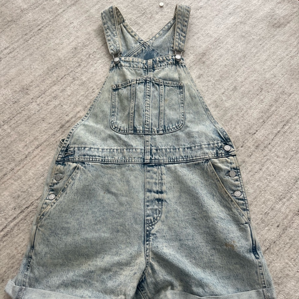Old Navy Light Blue Denim Overalls